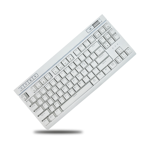 몬스타 MK87 화이트 게이밍 기계식 키보드 (적축)_이미지