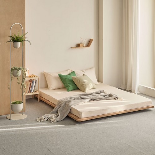 위즈바움 딥슬립 고밀도 AIR텍스 3단 접이식 토퍼 매트리스 MS+방수커버 (7cm)_이미지