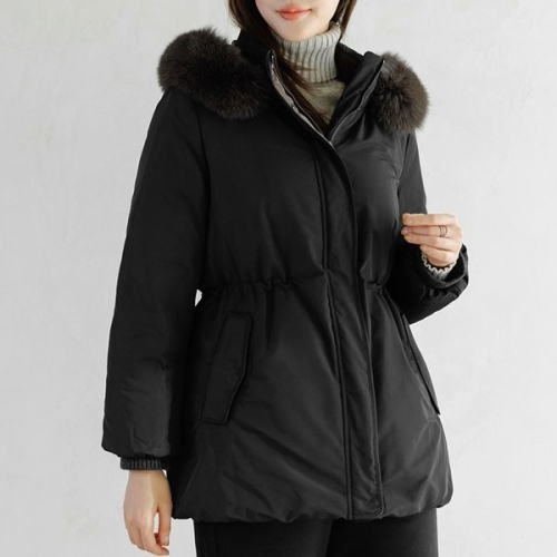 99size THE BLACK 메이얼폭스퍼구스패딩 OUE6089_DO