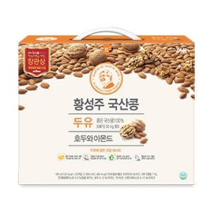 이롬 황성주 국산콩 두유 호두와 아몬드 190ml (20개)