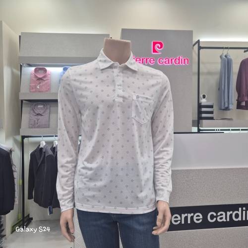 올오버 프린트 제천카라 티셔츠 PQTS1401-90_OD