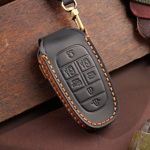 제이에이치코리아 벤오토 가죽 차 키케이스 현대 7버튼 전용 S2-HH7_이미지