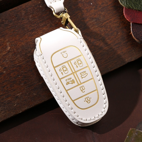 제이에이치코리아  벤오토 가죽 차 키케이스 현대 7버튼 전용 S2-HH7