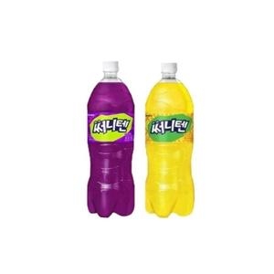 해태음료 써니텐 1.5L 포도6개+파인애플6개 12개입_이미지