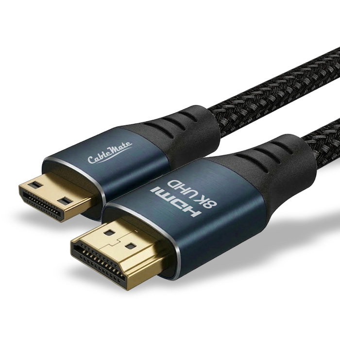 케이블메이트 Mini HDMI to HDMI 하이엔드 케이블 (1m, CM-H8KC01)_이미지