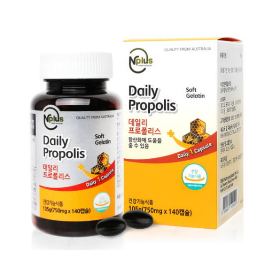 엔플러스 데일리 프로폴리스 140캡슐 (1개)_이미지