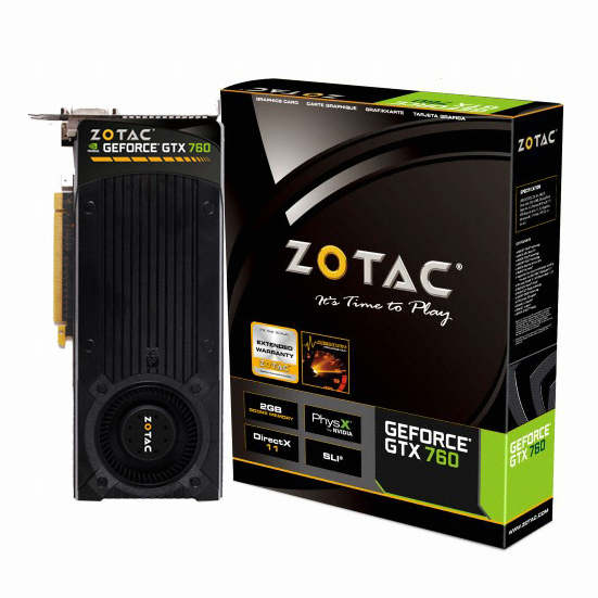 ZOTAC 지포스 GTX760 D5 2GB