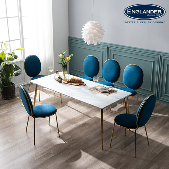 케이트 천연 대리석 식탁 1800