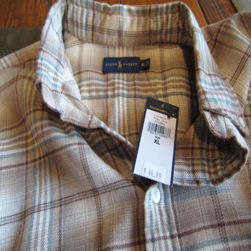 폴로 여성 사이즈 XL 컬러 베이지/세이지 2596290_이미지