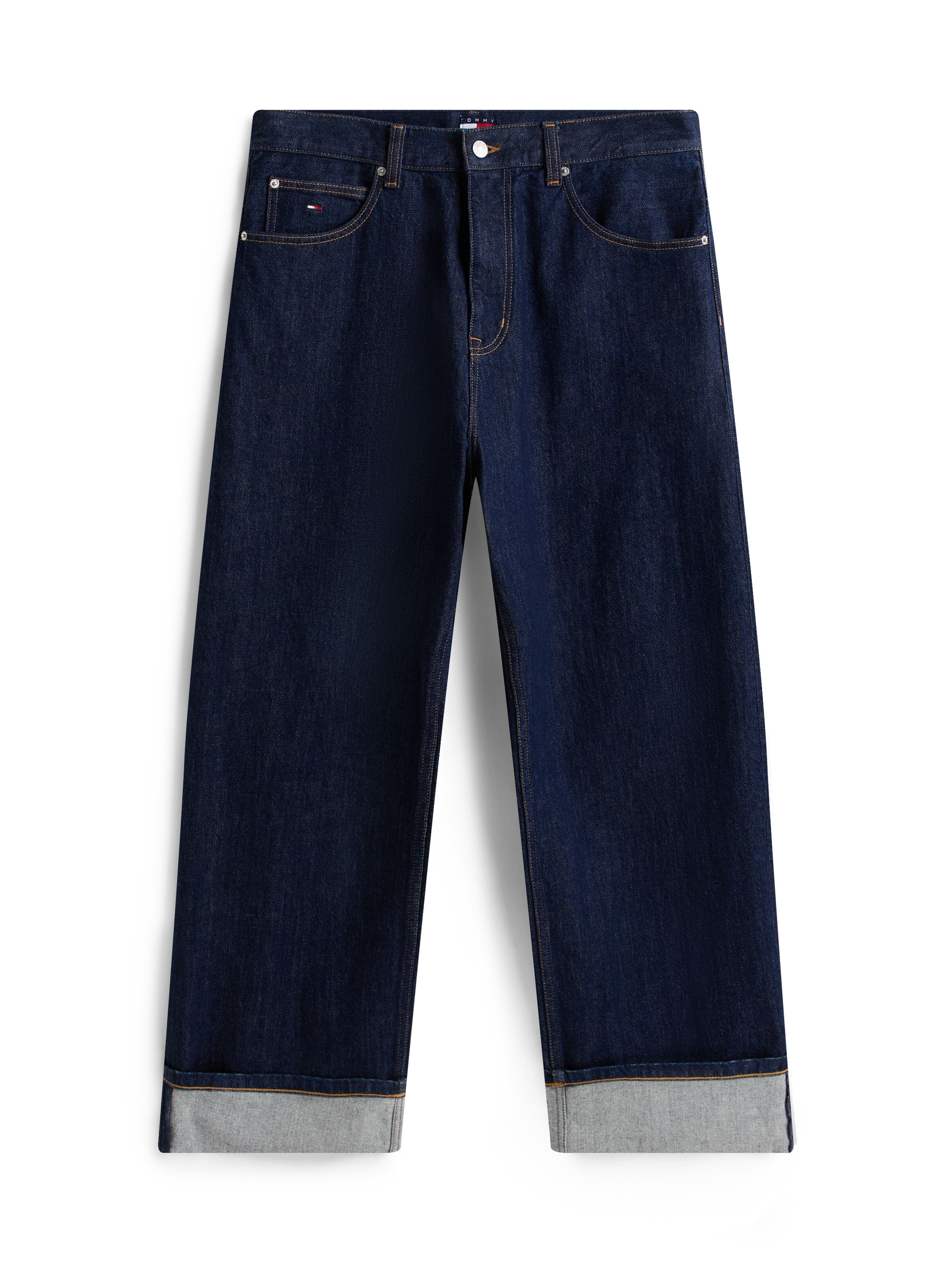 타미진스 TOMMY JEANS 테오 배기 와이드 핏 데님 팬츠 T32F7NEW44TMT11BK T32F7NEW44TMT11BK 15..