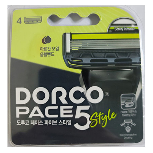 도루코 페이스5 스타일 면도날 (4개)_이미지