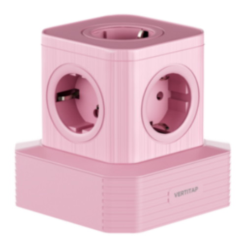 버티탭 5구 16A 메인스위치 버티컬 베이직 큐브 멀티탭