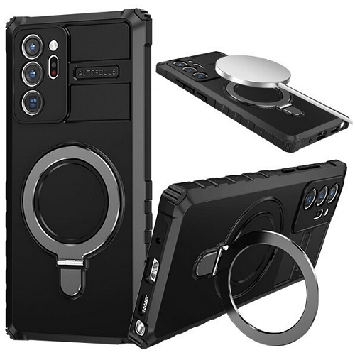 수나르 갤럭시노트20 울트라 맥세이프 링 거치대 하드 범퍼 케이스