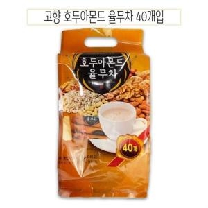 산과들에  고향 호두아몬드 율무차 40개입 분말 차