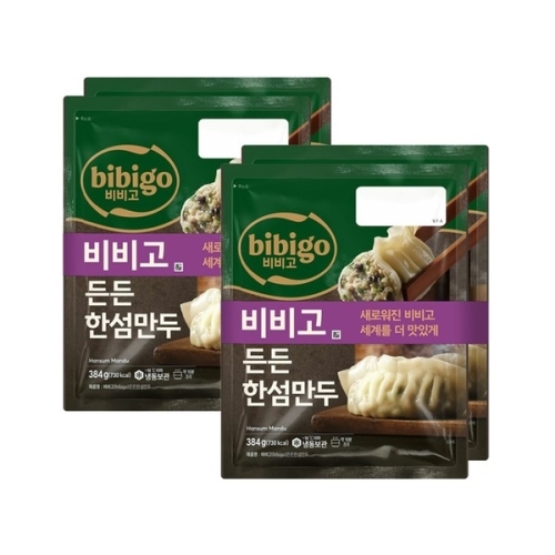 CJ제일제당 비비고 든든 한섬만두 384g (4개)