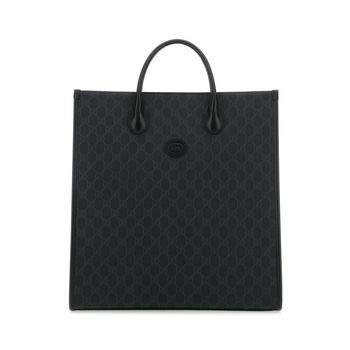 구찌 블랙 인터로킹 G 미디움 토트백 674155 92THN 1000 145219935