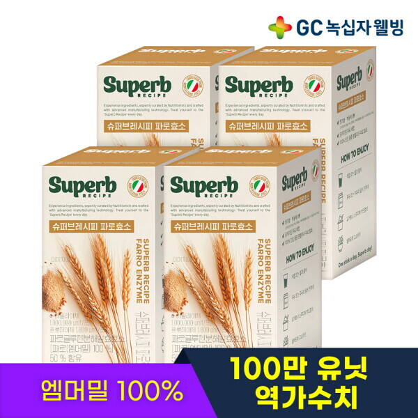 콜마비앤에이치 슈퍼브레시피 파로 효소 30포 (4개)_이미지