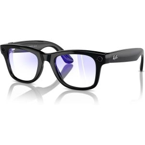 레이밴 메타 Wayfarer 스마트 안경 유광 블랙 투명_이미지