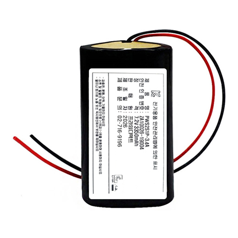 프라임디렉트 리튬이온 18650 배터리팩 2S1P 7.4V 3500mAh_이미지