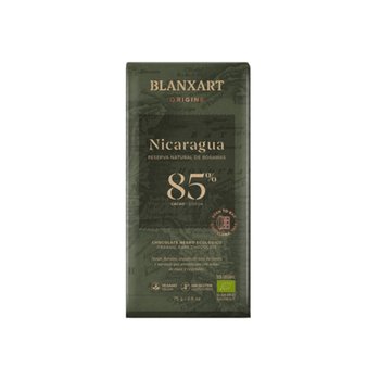  블랑사르트 유기농 다크 85% 빈투바 초콜릿 75g [4개]