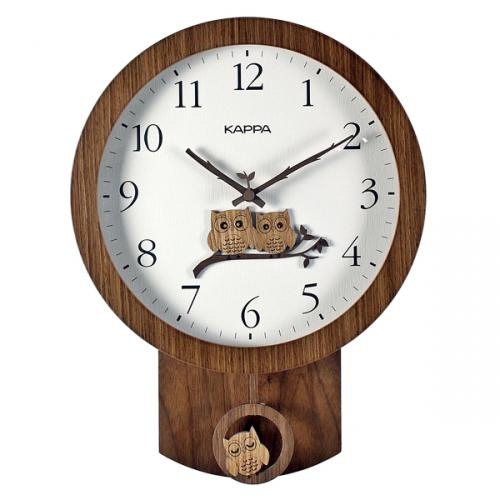 카파시계 25 부엉이 인테리어 무소음 벽시계 추시계