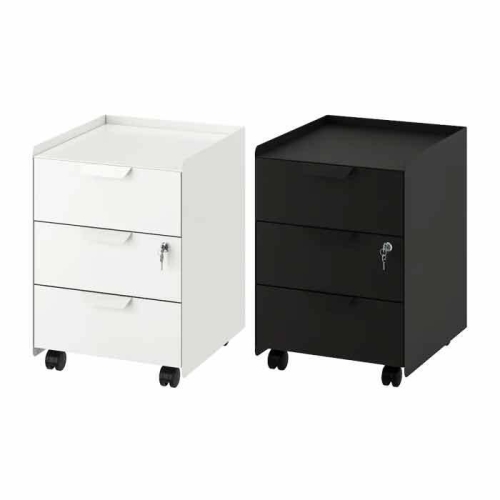 이케아 TROTTEN 이동식 3단 서랍장 400_이미지