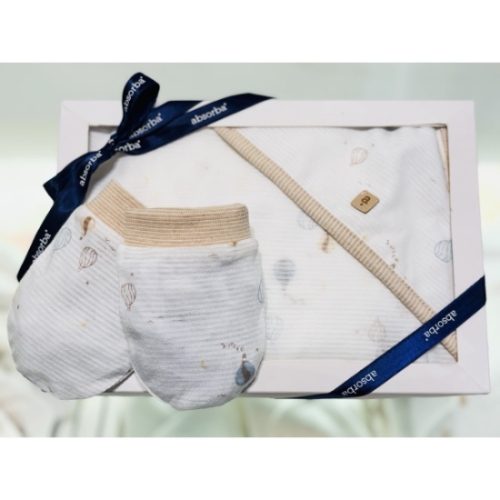 해피랜드 압소바 뱀띠임신출산선물 도후 오가닉 속싸개+손싸개 2A2A10902_이미지