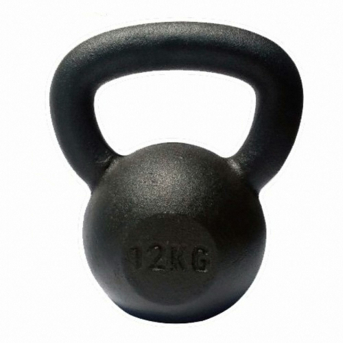 바투스포츠 블랙 분체 케틀벨 (12kg)_이미지