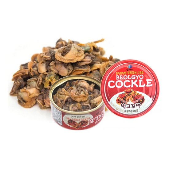 벌교꼬막 꼬마시 벌교꼬막 꼬막통조림 소금맛 요리용 90g (12개)