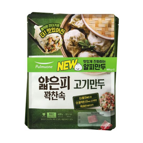 풀무원 얇은피 꽉찬속 고기만두 400g