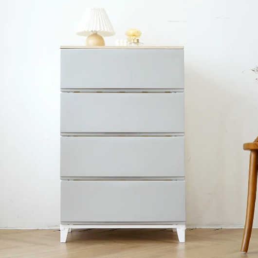 보노하우스 세라비 우드상판 와이드형 4단 서랍장_이미지