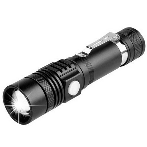RAK-HL1000 LED 충전식 줌 라이트 (단품+자전거 거치대+18650 충전지+5핀 케이블)