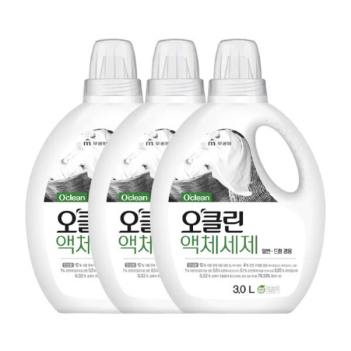 오클린 액체세제 3L (3개)_이미지