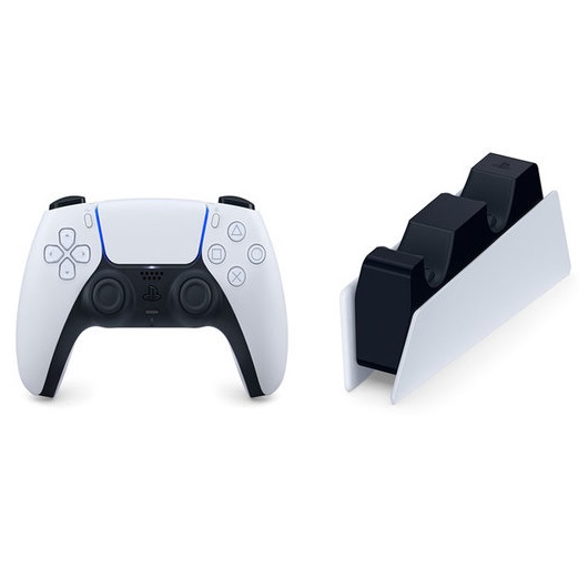 PS5 듀얼센스 +충전거치대,화이트_이미지
