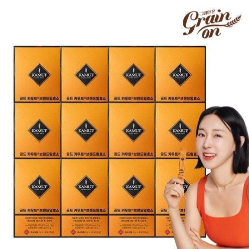 코스팜 그레인온 골드 카무트 브랜드밀 효소 3g 30포 (12개)_이미지