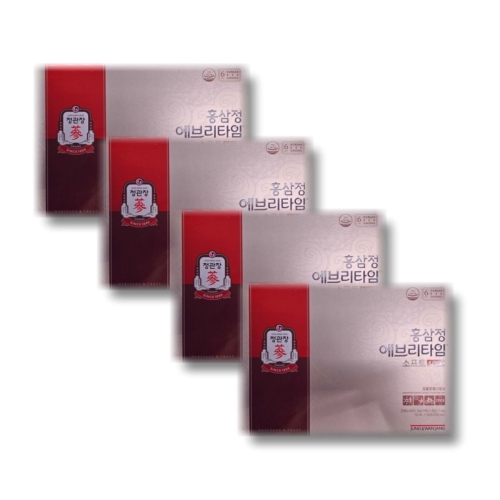 한국인삼공사 정관장 홍삼정 에브리타임 소프트 10ml 20포 (4개)