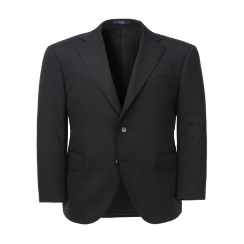 LF 마에스트로 블랙 단색 울혼방 수트 자켓 MASJ4C010BK