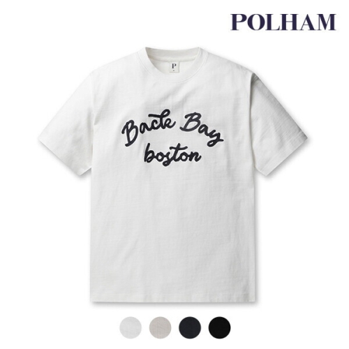 남여공용 10수 헤비코튼 오버핏 빅자수 반팔_PHE2TR3520