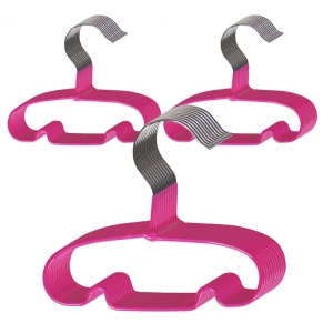 딩동펫 논슬립 코팅 옷걸이 핑크 30개입 (S)_이미지