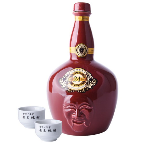 24년산 로얄 안동소주 800ml+술잔 세트