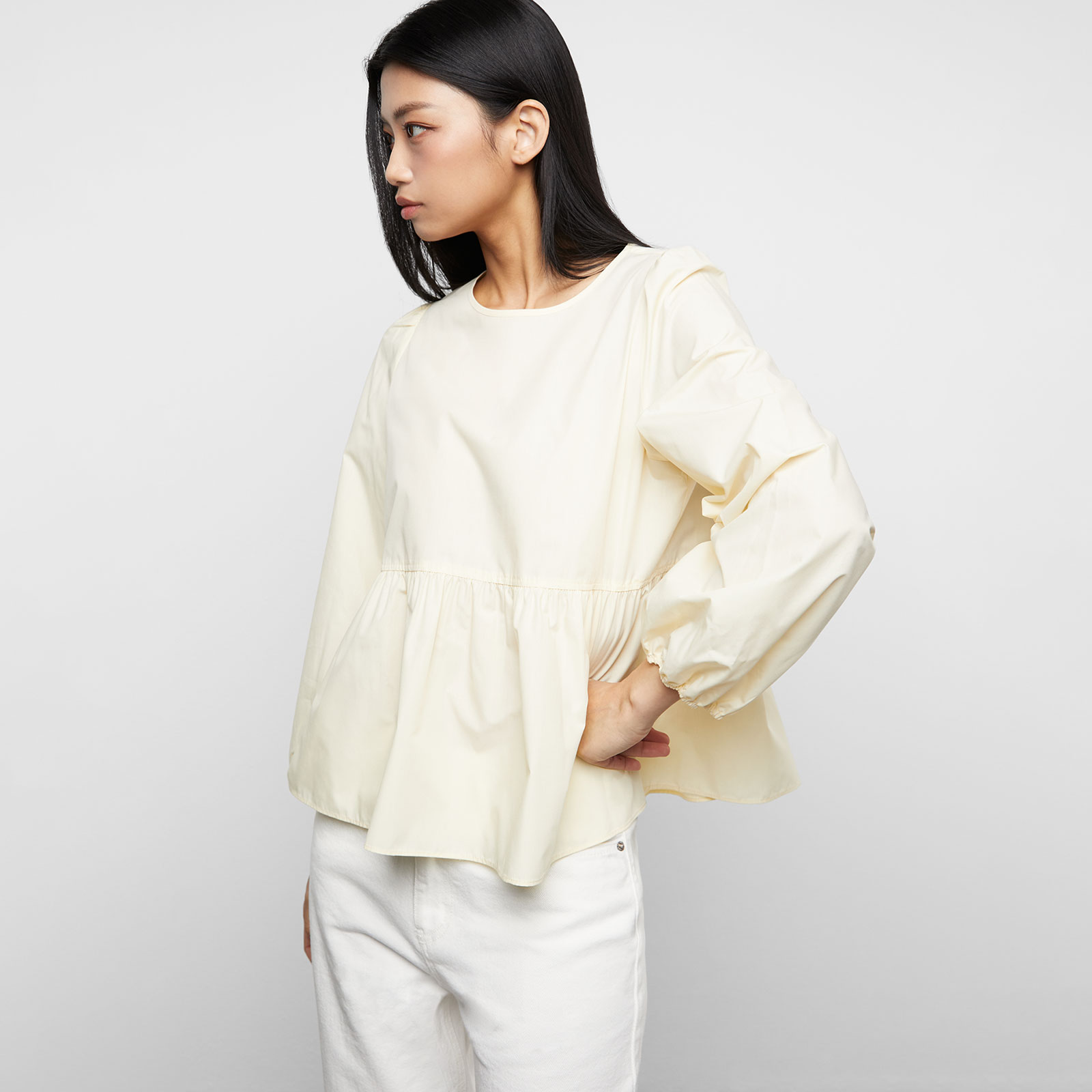 이랜드 미쏘 베이비돌 블라우스 MIWBLE405G