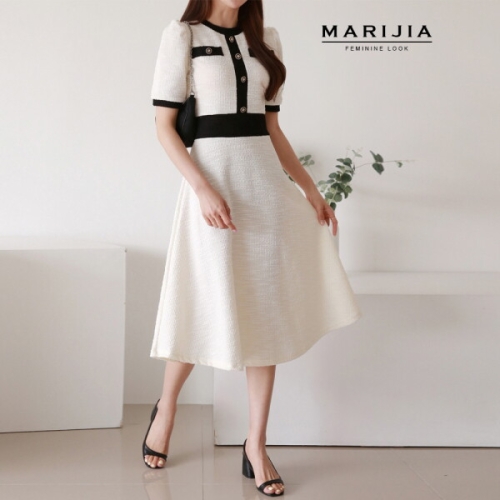 마리지아츄르 트위드 원피스_MOPB21045