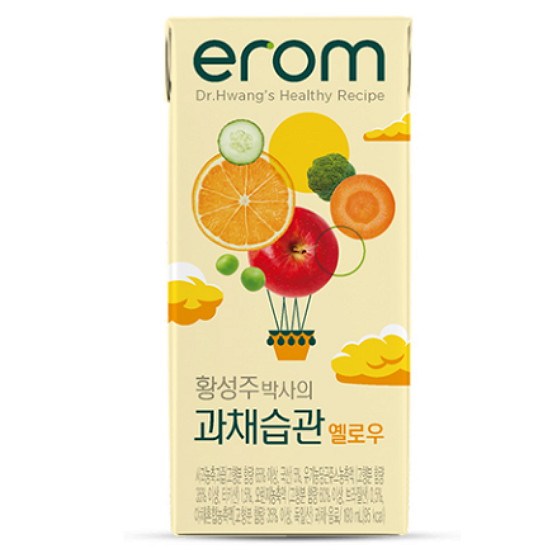 이롬 황성주 박사의 과채습관 옐로우 190ml (64개)_이미지