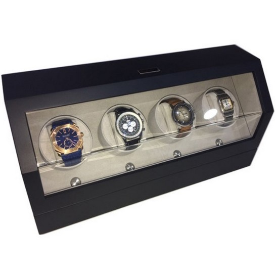 하이덴 프리미어 쿼드 4구 와치와인더 HD015 (Black)_이미지