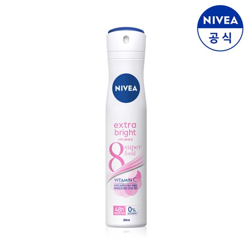  니베아 데오드란트 스프레이 엑스트라 화이트(구) 200ml [1개]