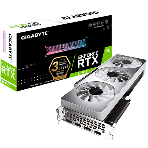 GIGABYTE 지포스 RTX 3070 Ti VISION OC D6X 8GB 제이씨현_이미지
