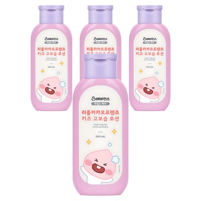 베비언스 리틀카카오프렌즈 키즈 고보습 로션 200ml (4개)_이미지