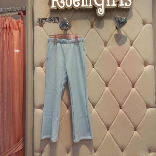 로엠걸즈 DP01 벨로아 코듀로이 부츠컷팬츠 벨로아 코듀로이 부츠컷퍈츠 RGTM25T2C