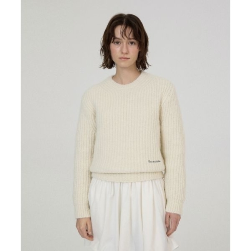 썸웨어버터 SOMEWHEREBUTTER Mone Wool Knit Ivory S4WKN06IVF 266202_이미지