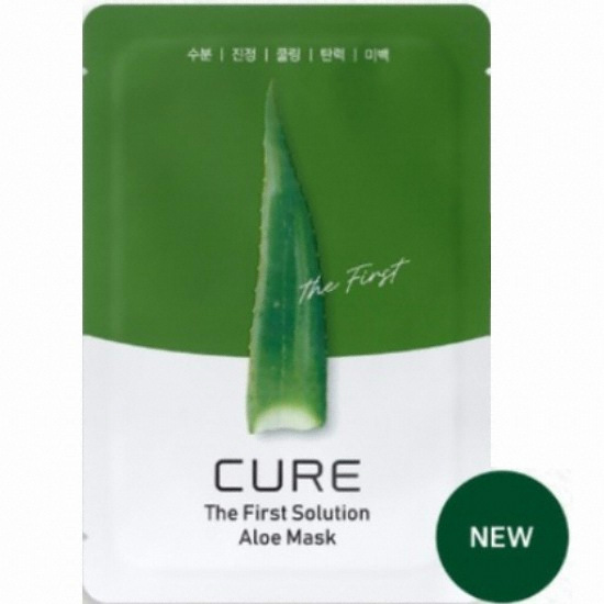 김정문알로에 큐어 더 퍼스트 솔루션 알로에 마스크 (30매)